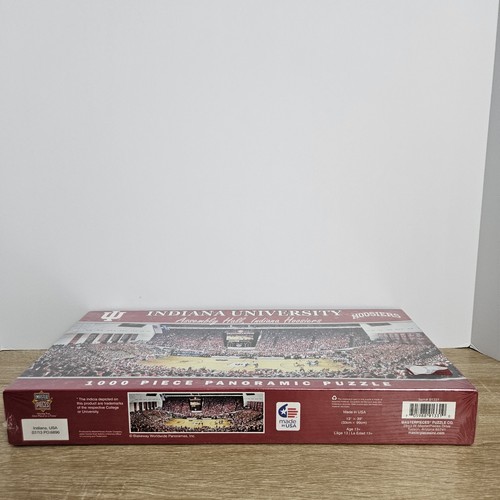 Indiana University Jigsaw Puzzle Assembly Hall 1000 Piece Panoramic Hoosiers New - Picture 3 of 10