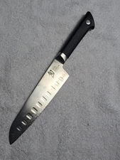 Shun Kai DM 0718 7" 170mm Damascus Santoku Knife Made in JAPAN Willams  Sonoma