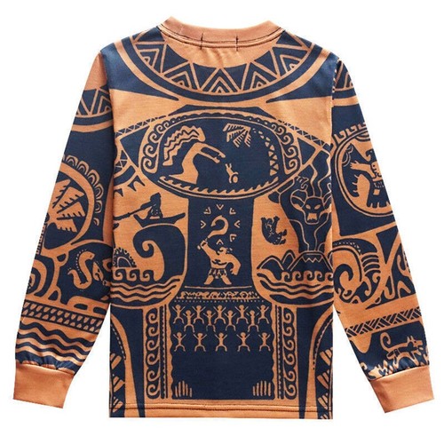Moana Maui Kids Boys T-Shirts + Pants Sets Costume Fancy Dress Cosplay Outfits - Picture 6 of 14