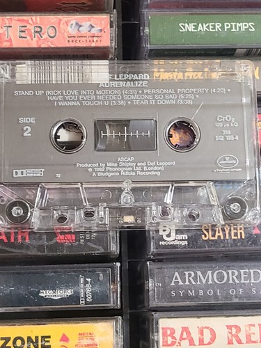 Def Leppard Adrenalize Cassette Tape  - Picture 4 of 4