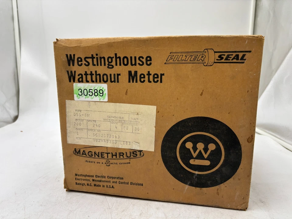 Westinghouse D5S-8M Watthour Meter 240V 4-Wire 60Hz - Image 3 of 3