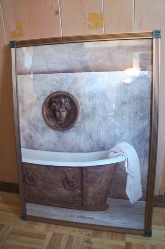 SUPER SALE!!! BEAUTIFULLY FRAMED "LILO RAYMOND" POSTER/PRINT: CAESAR/BATH - Picture 1 of 3