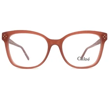 Chloe Eyeglasses Frames CE2685 223 Burnt Light Red Butterfly Full Rim 53-17-140