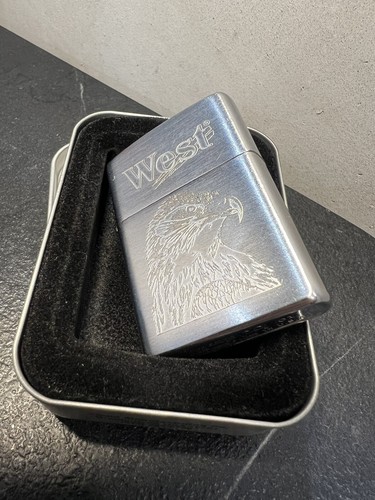 RARE 2001 ZIPPO WEST CIGARETTE LIGHTS AMERICAN EAGLE - Picture 10 of 13