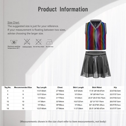 Abiti per bambini ragazze set 2 pezzi abbigliamento da ballo outfit plaid metallizzato uniformi - Foto 34 di 37