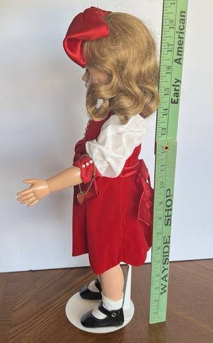 Effanbee American Child Hard Plastic Mary Anne Limited Edition Doll COA Box 18" - Picture 14 of 24
