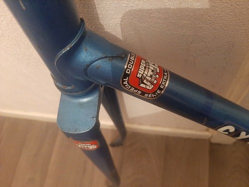 Cadre velo Gitane vitus 980 2555g 58,5×58cm 97,8/128 BFFF crack on fork head - Photo 2/12