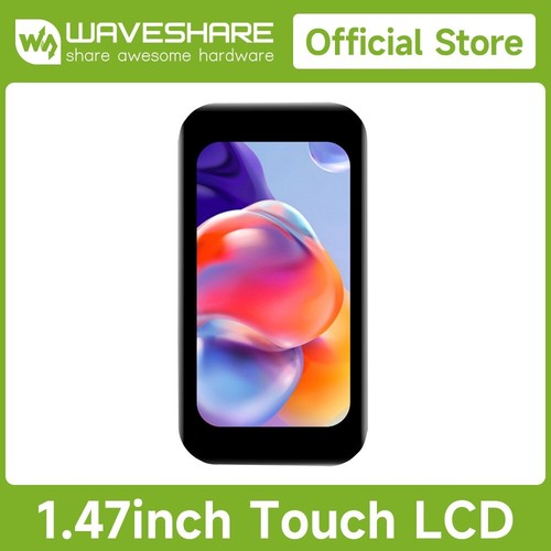 Waveshare 1.47inch LCD Display Module With Touch Panel, Micro LCD Display - Picture 1 of 18