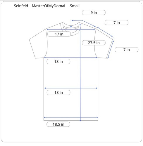 T-Shirt Master of my Domain Seinfeld Herren Ripple Junction - Bild 6 von 6