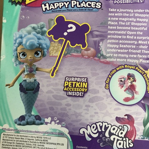 TWO 2017 Shopkins Happy Places Mermaid Tails Happy HARMONY and WINGONA Figure - Picture 6 of 9