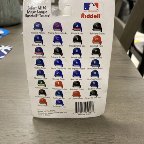 1997 Montreal Expos Riddell Pocket Pros Baseball Mini Helmet MLB Rare Collectors - Picture 2 of 2