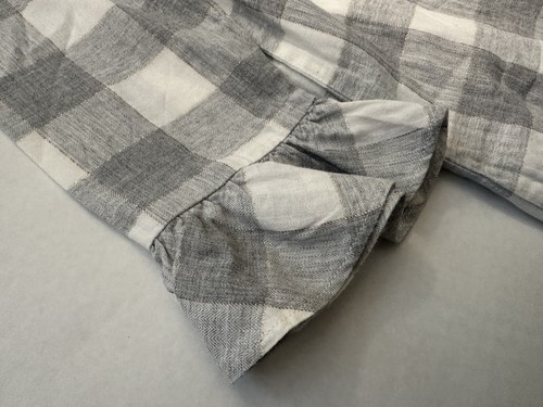 Tartine et Chocolat Girls Gray And White Checkers Dress Size 10 - Picture 5 of 10