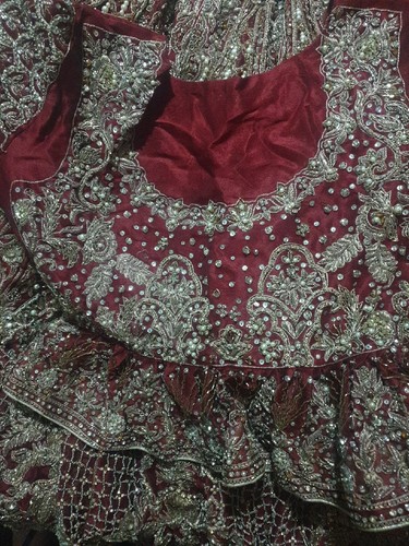 Wedding Dress- bridal lengha asian indian pakistani Custom Design Lehnga - Picture 10 of 10