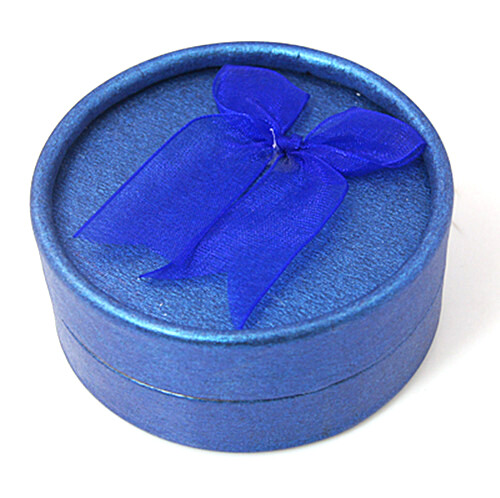 Cardboard Round Present Earring Bracelect Ring Boxes  Jewelry Gift Boxes 85x35mm - Picture 2 of 3