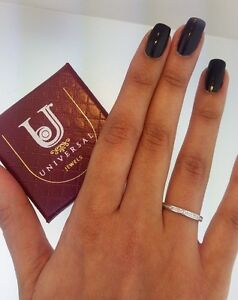 14k-Solid-White-Gold-Diamond-Eternity-Band-Stackable-Ring-Endless-Wedding-Band