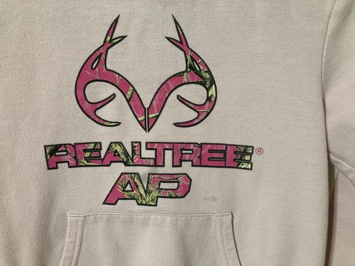 RealTree Girls Medium (7-8) Pink Hooded Sweatshirt - Picture 2 of 5