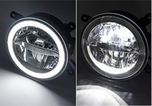 Lámpara de marcha diurna Halo DRL LED con luz antiniebla para Ford Mustang GT 2005-2009 - Imagen 6 de 12