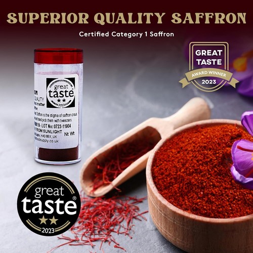 The Food Supply Saffron Kesar, 100% A-Grade Spanish Saffron + PURE & NATURAL A++ - Picture 37 of 39