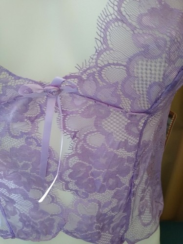 Shirley of Hollywood Camisole S Comfy Pretty💋 Purple #3450 - Picture 2 of 3