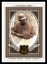 2009 SP Legendary Cuts Baseball Alfonso Soriano #12