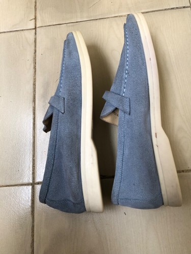 Loro Piana summer charms walks loafers suede 40 EU - Picture 3 of 13