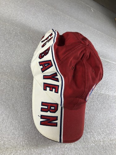 Cappello Vintage FC Bayern Monaco Rosso Merch Ufficiale Regolabile Calcio Premier League Berretto - Foto 2 di 7