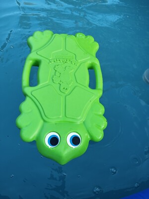Mr. Turtle Swimming Kickboard, Vintage 1980 s Collectible
