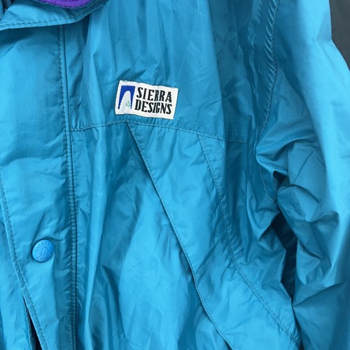 Vintage 80’s/90’s Sierra Designs Gore-Tex Ski Jacket Teal Black Purple Size M - Picture 3 of 9