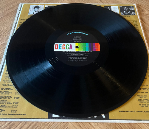 Brenda Lee "Sincerely" LP Decca DL 74216 1962 Pop Vocal VG++/VG+ - Foto 4 di 5