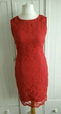 AWear Red Lace Dress Size 10