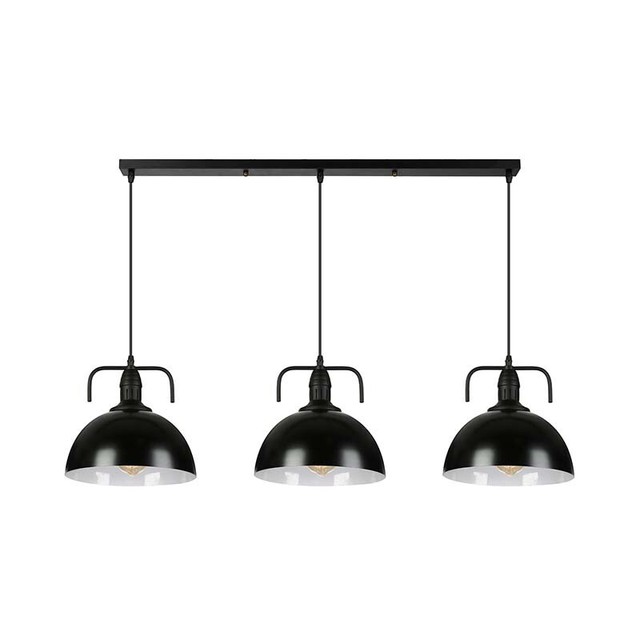 Industrial 3 Heads Pendant Lamp Kitchen Island Ceiling Light Bar