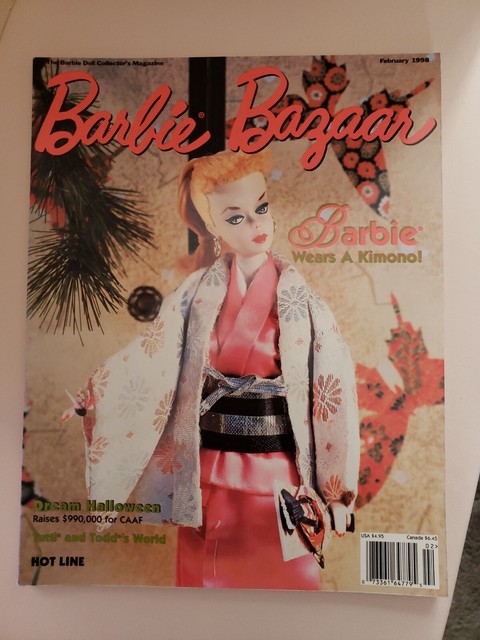 Barbie Bazaar Collector’s Magazine Back Issue. February 1998 ~ Kimono Halloween Barbie Bazaar Collector’s Magazine Back Issue. February 1998 ~ Kimono Halloween