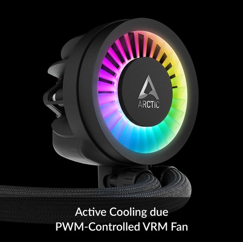 ARCTIC Liquid Freezer 280 A-RGB Water Cooling PC fan: 200-1700 rpm LGA1851/1700 - Picture 8 of 9