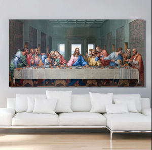 Leonardo Da Vinci S Last Supper Canvas Wall Art Prints Decor