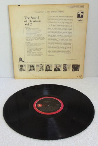 Various –The Sound Of Christmas, Vol. 2 - 1967 Capitol Records SL-6534 Vinyl LP - Picture 3 of 4