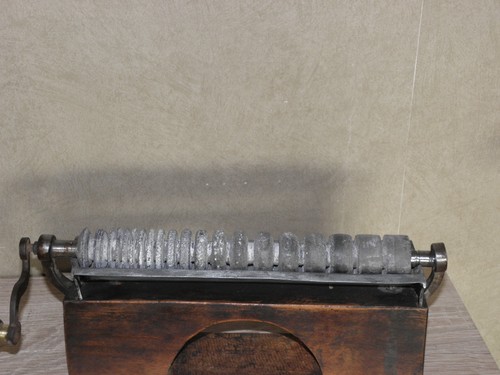 antique tool Sheffield Butchers Knife wooden carved Sharpening aylor primitive - Picture 11 of 12