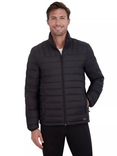 Size L-Men's ZeroXposur Emeric Quilted Puffer Jacket Black NWT