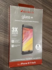 🐥 ZAGG Invisible Shield Glass Glass+ Screen Protector- IPHONE SE IPHONE8/7/6s/6