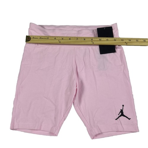 Nike Air Jordan Essentials Biker Shorts Pink Youth Girls Size L (12-13 YRS) NEW - Picture 5 of 8
