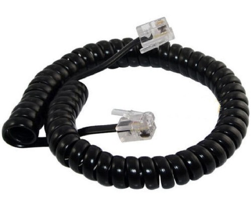 2/3M Nowy telefon Spiralny przewód Czterordzeniowy telefon Słuchawka Kręcony przewód Kabel RJ9 4P4C - Zdjęcie 11 z 15