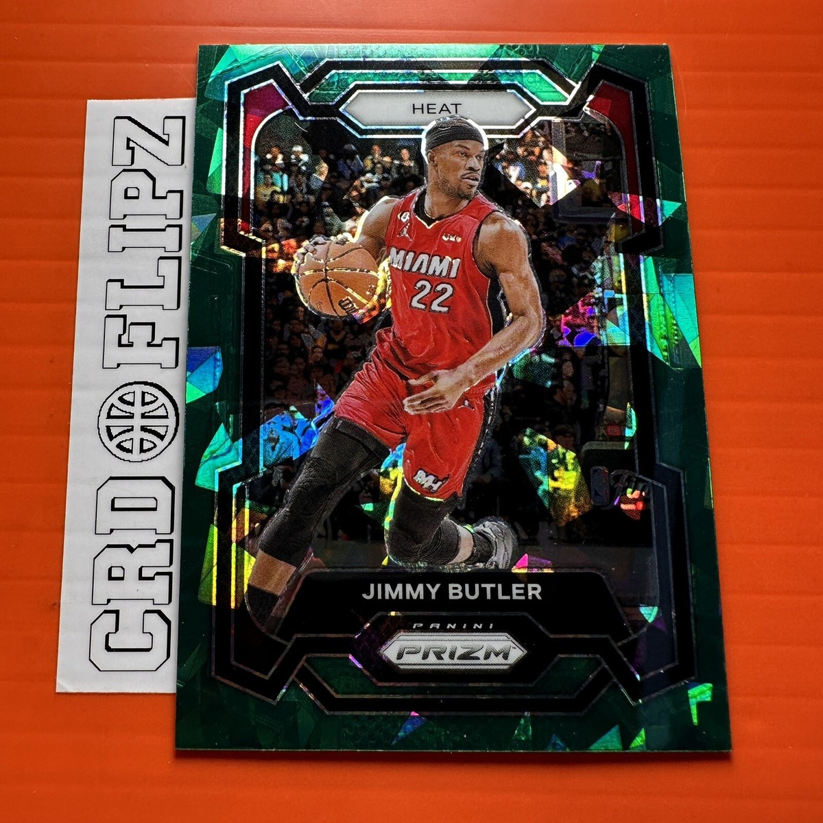 2023-24 Panini Prizm Green Cracked Ice Prizm Jimmy Butler 2023-24 Panini Prizm Green Cracked Ice Prizm Jimmy Butler