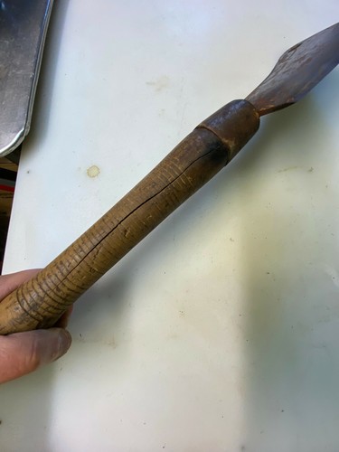 RARE Antique NEW HAVEN EDGE TOOL CO. Chef/Butcher's Meat Cleaver "SHARP" - Picture 3 of 8