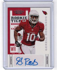 2012 Panini Contenders Gerell Robinson Rookie Ticket Auto RC #139 #3