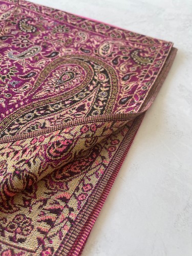 Ladies Blanket Scarf Pashmina Shawl Wrap Oversized Winter Large Vintage Paisley - Picture 157 of 223