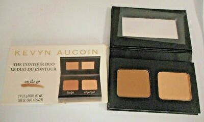 3 Pack KEVYN AUCOIN CONTOUR DUO ON THE GO SCULPT/HIGHLIGHT MEDIUM/CANDLELIGHT