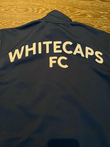 2012 Adidas Vancouver Whitecaps FC MLS soccer blue track top jacket size Large - Picture 10 of 12
