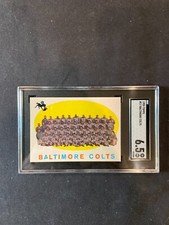 Read description--1959 Topps Football #17 Colts team graded 6.5