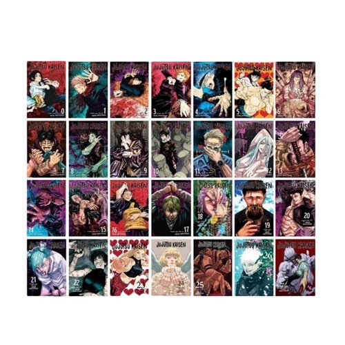 Jujutsu Kaisen Manga English Full Set Vol 0-25 Gege Akutami Comics DHL Express - Picture 2 of 11