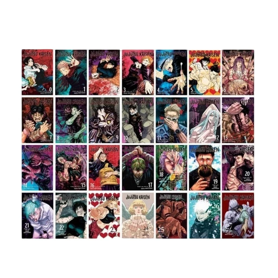 Juego Completo Jujutsu Kaisen Manga Inglés Vol 0-25 Gege Akutami Comics DHL Express Foto 2 de 4