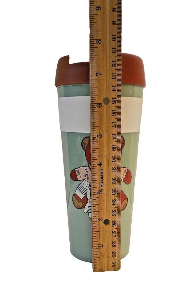 Taza de viaje térmica Vera Bradley 16 oz en peluche tostado Foto 3 de 4